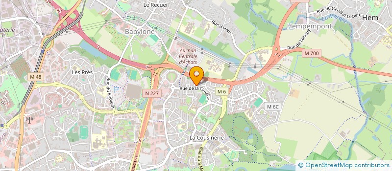 localisation de l'entreprise LE CAFE DU MUSEE à VILLENEUVE D ASCQ
