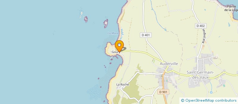 localisation de l'entreprise LE CAFE DU PORT  LA HAGUE