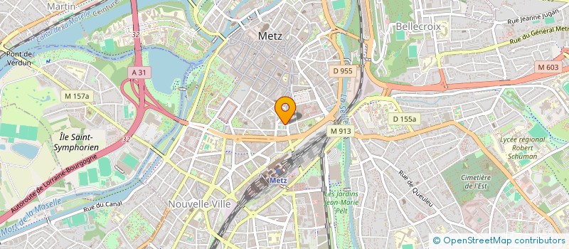 localisation de l'entreprise LE CAFE DU PORT  METZ