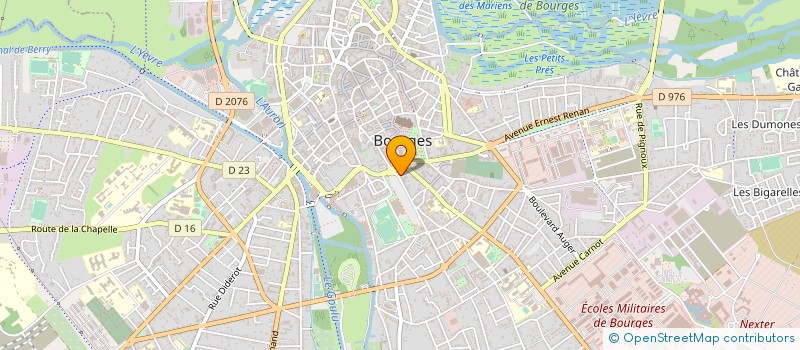 localisation de l'entreprise LE CAFE DU THEATRE  BOURGES