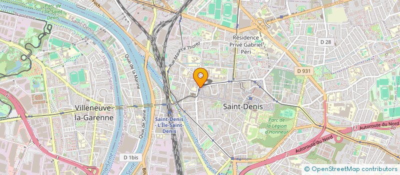 localisation de l'entreprise LE CAFE DU THEATRE à SAINT-DENIS