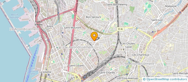 localisation de l'entreprise LE CAFE DU THEATRE  MARSEILLE