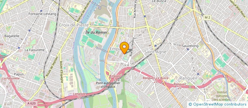 localisation de l'entreprise LE CAFE GOURMAND  TOULOUSE
