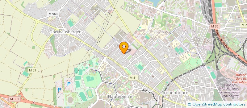 localisation de l'entreprise LE CAFE POTAGER à STRASBOURG