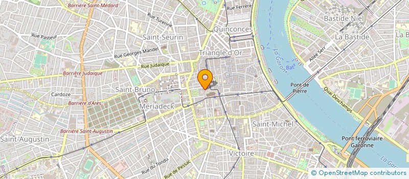 localisation de l'entreprise LE CAFE ROHAN à BORDEAUX