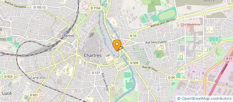 localisation de l'entreprise LE CAFE TROPICAL à CHARTRES