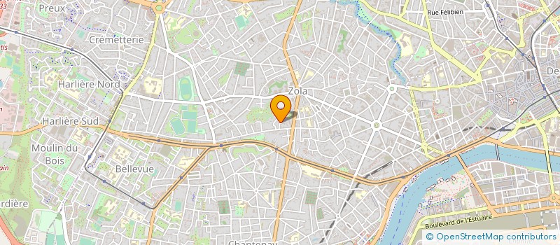 localisation de l'entreprise LE CAFE VAINQUEUR à NANTES