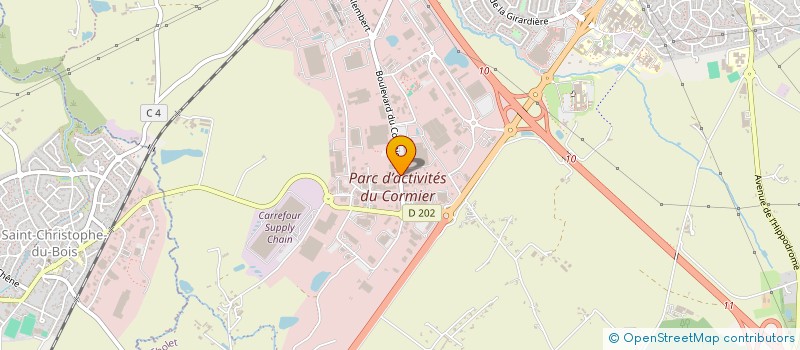 localisation de l'entreprise LE CAFEIER à CHOLET