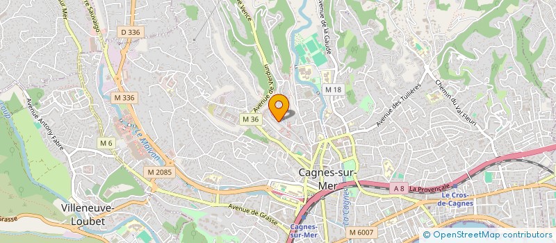 localisation de l'entreprise LE CAGNARD REAL ESTATE à CAGNES-SUR-MER