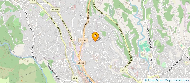 localisation de l'entreprise LE CAGNES 2 à CAGNES-SUR-MER