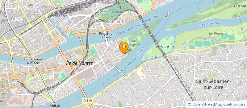 localisation de l'entreprise LE CAGOU à NANTES
