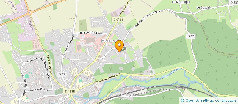 localisation de l'entreprise LE CAGOUILL'EURE  MENNEVAL