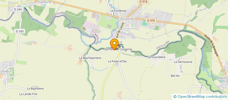 localisation de l'entreprise LE CAHOUT  SAINT-JULIEN-DU-TERROUX