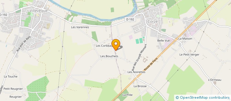 localisation de l'entreprise LE CAILLAOU  CORZE