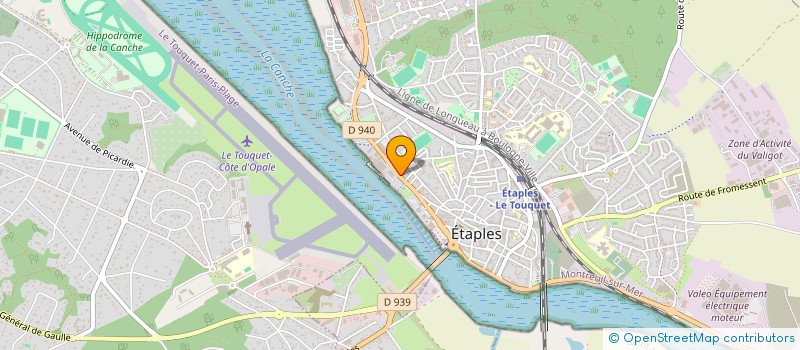 localisation de l'entreprise LE CAILLON à ETAPLES