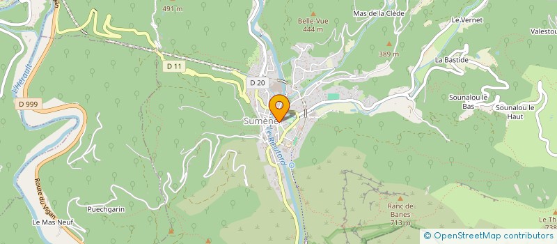 localisation de l'entreprise LE CAILLOU  SUMENE