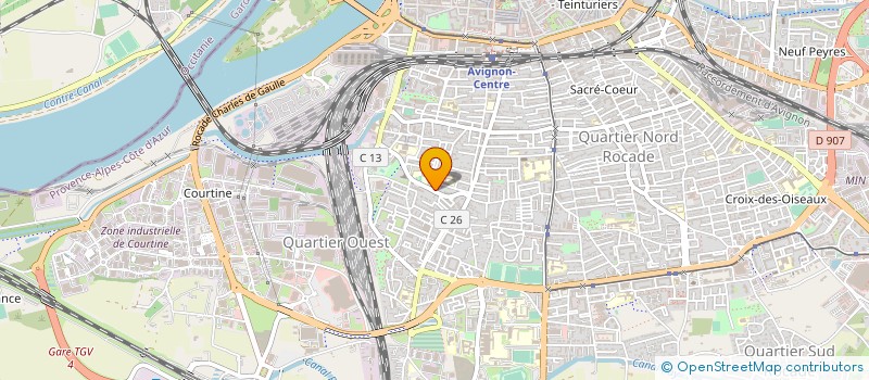 localisation de l'entreprise LE CAILLOU  AVIGNON