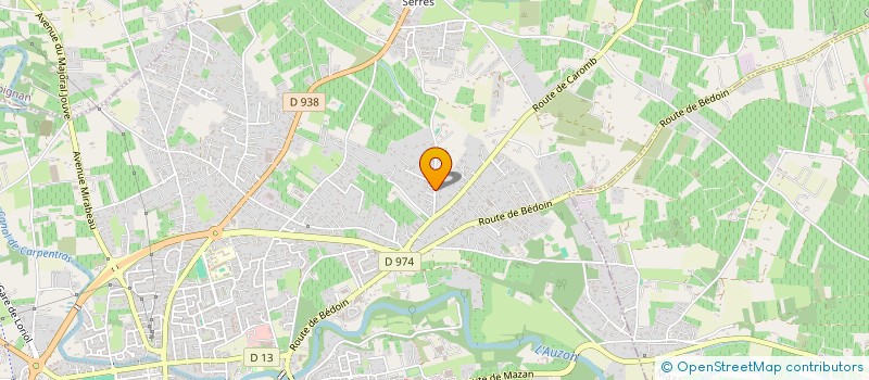 localisation de l'entreprise LE CAILLOU  CARPENTRAS