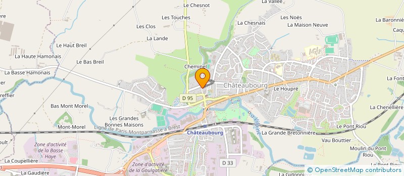 localisation de l'entreprise LE CAILLOU  CHATEAUBOURG