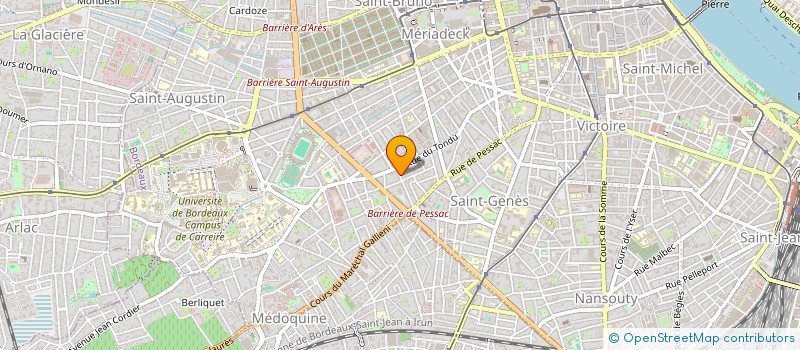 localisation de l'entreprise LE CAILLOU CHAUVE  BORDEAUX