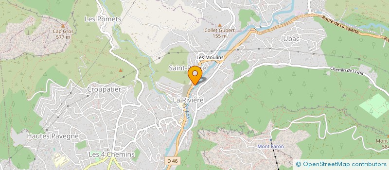 localisation de l'entreprise LE CAILLOU DU FARON à TOULON