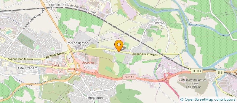 localisation de l'entreprise LE CAIRAT  BERRIAC