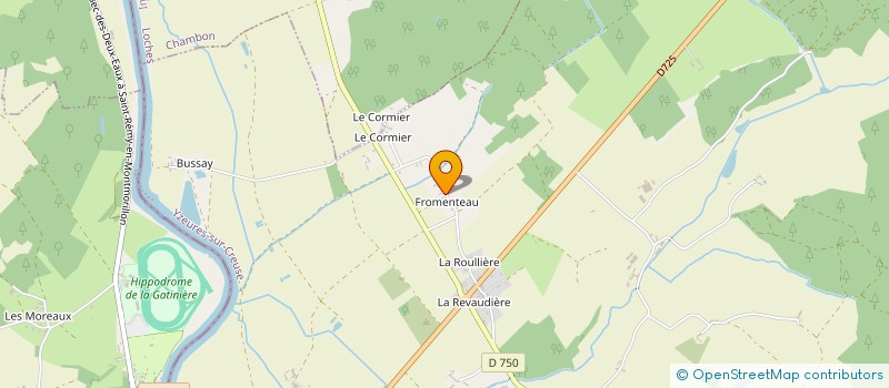 localisation de l'entreprise LE CALABASH  YZEURES-SUR-CREUSE