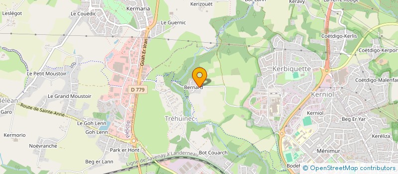 localisation de l'entreprise LE CALATHEA à VANNES