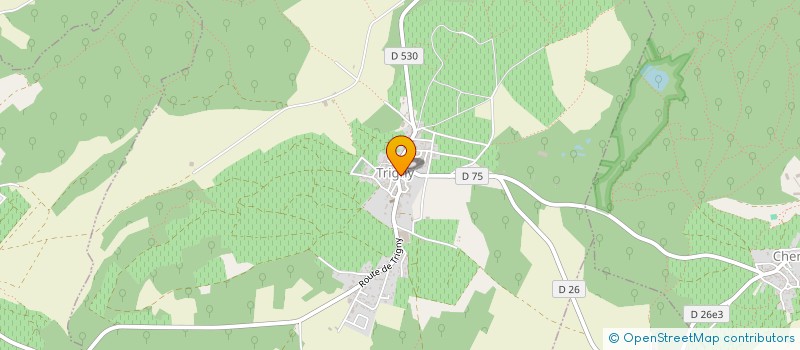 localisation de l'entreprise LE CALBO  TRIGNY