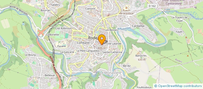 localisation de l'entreprise LE CALCIO à RODEZ