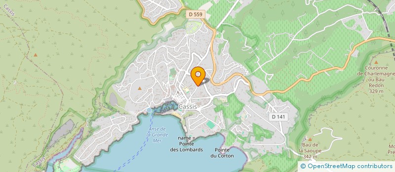 localisation de l'entreprise LE CALENDAL à CASSIS