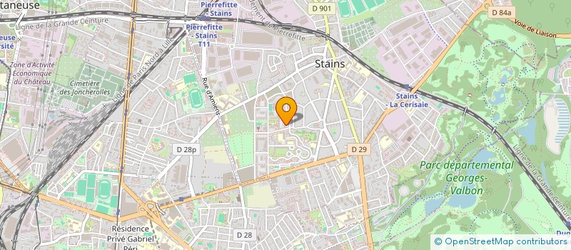 localisation de l'entreprise LE CALI à STAINS