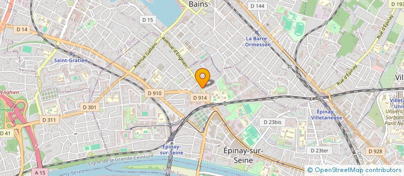 localisation de l'entreprise LE CALIBRE à EPINAY-SUR-SEINE