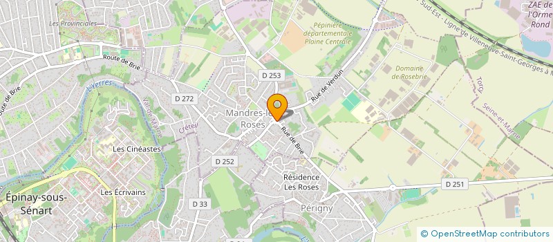 localisation de l'entreprise LE CALLIMAQUE ATELIER D'UTOPIES MARIONNETTIQUES ELECTRIQUES EPHEMERE  MANDRES-LES-ROSES