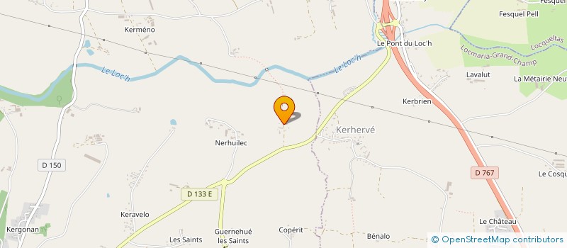 localisation de l'entreprise LE CALLONNEC  GRAND-CHAMP