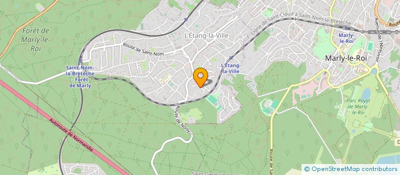 localisation de l'entreprise LE CALOCHON DE L ETANG  L'ETANG-LA-VILLE