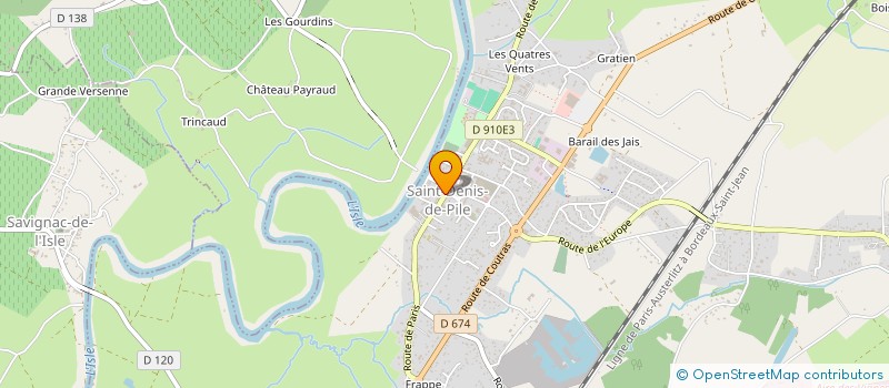 localisation de l'entreprise LE CALUMET  SAINT-DENIS-DE-PILE