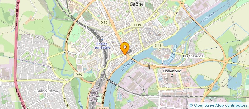 localisation de l'entreprise LE CALUMET à CHALON-SUR-SAONE