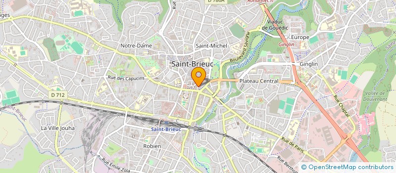 localisation de l'entreprise LE CALUMET à SAINT-BRIEUC