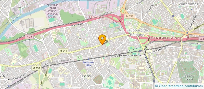 localisation de l'entreprise LE CALUMET  LOOS