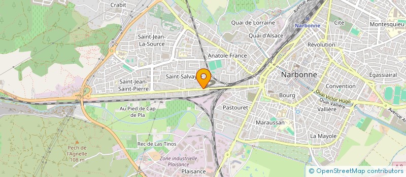 localisation de l'entreprise LE CALUMET AP-V  NARBONNE