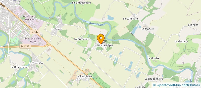 localisation de l'entreprise LE CALVAIRE à MONTAIGU-VENDEE