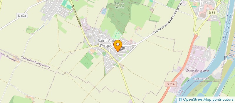 localisation de l'entreprise LE CALVE à SAINT-AUBIN-D'ARQUENAY