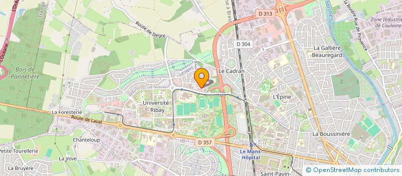 localisation de l'entreprise LE CALVEZ INVESTISSEMENT à LE MANS