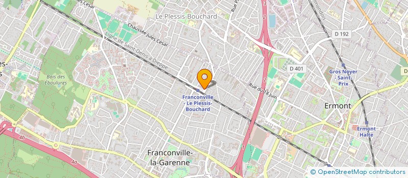 localisation de l'entreprise LE CALYPSO à FRANCONVILLE