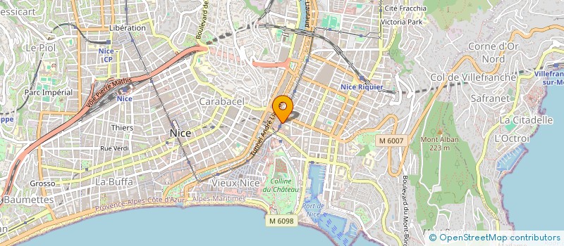 localisation de l'entreprise LE CALYPSO II  NICE