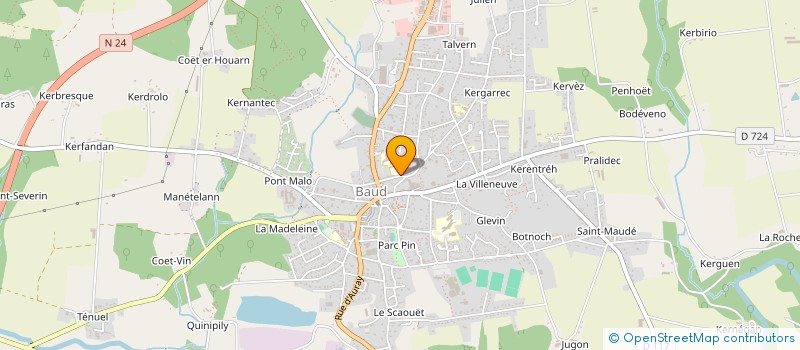 localisation de l'entreprise LE CAM  BAUD