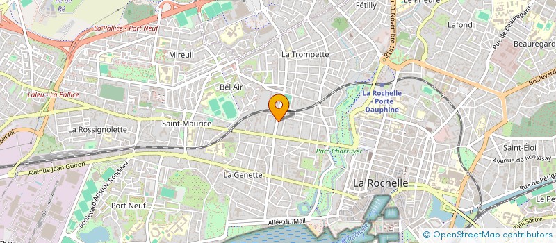 localisation de l'entreprise LE CAM' CENTRE D'ART MOBILE  LA ROCHELLE