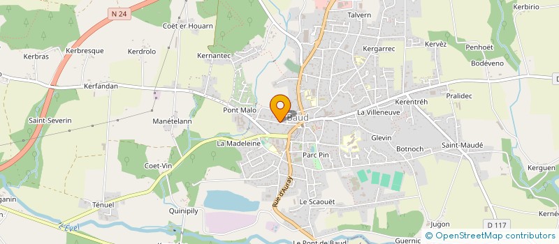 localisation de l'entreprise LE CAM - CRESPEL  LANGUIDIC