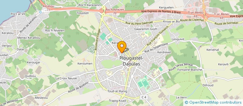 localisation de l'entreprise LE CAM ELECTRONIQUE à PLOUGASTEL-DAOULAS